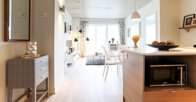 luxurious 1 bedroom Apartments for rent in Montreal at LHexagone - Photo 08 - RentQuebecApartments – L21370
