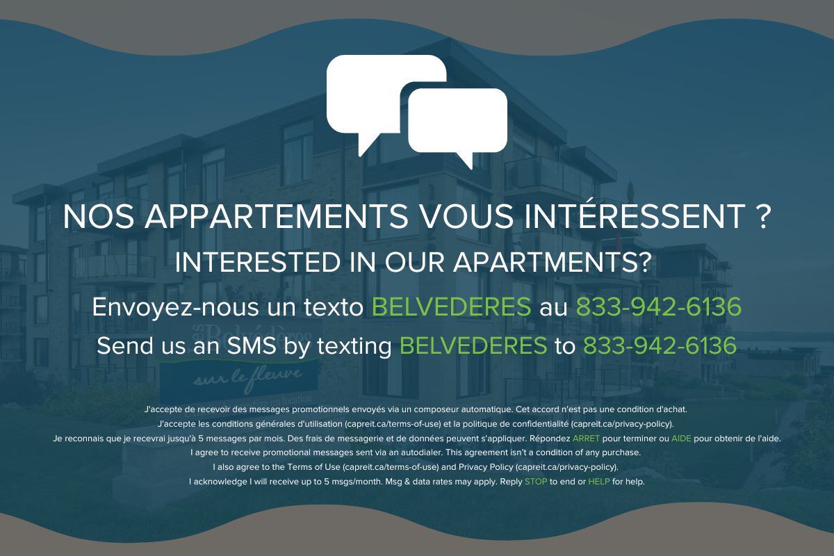 1 bedroom Apartments for rent in Beauport at Les Belvédères sur le Fleuve - Photo 13 - RentQuebecApartments – L414379