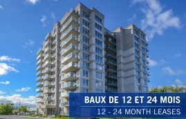 2 bedroom Apartments for rent in Laval at Axial Towers - Photo 01 - RentQuebecApartments – L401220
