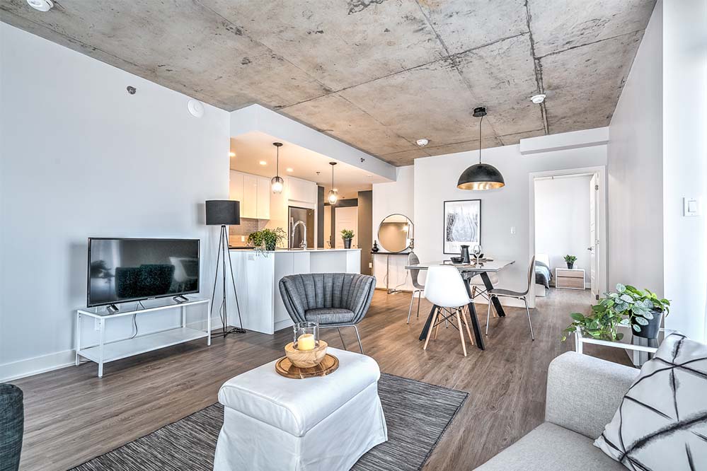 1 bedroom Apartments for rent in Brossard at Lum Pur Fleuve - Photo 02 - RentQuebecApartments – L417478