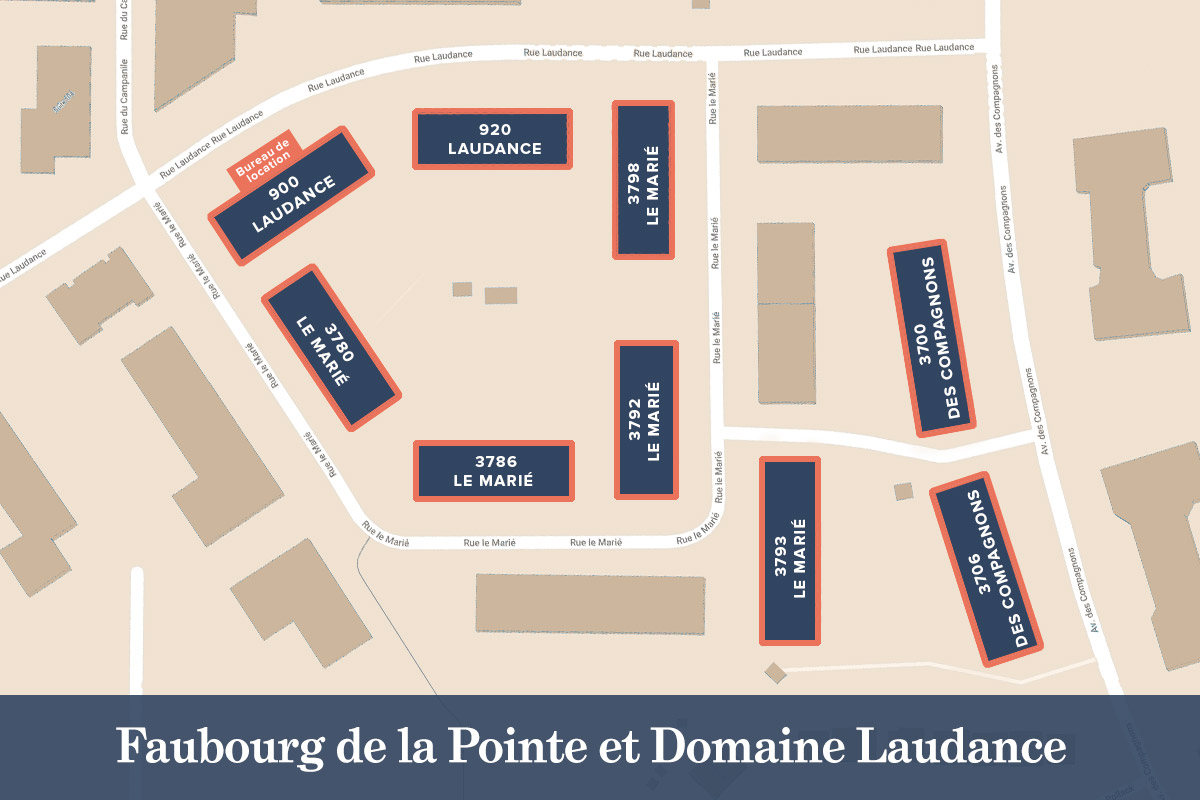 1 bedroom Apartments for rent in Sainte Foy at Domaine Laudance - Photo 01 - RentQuebecApartments – L412193